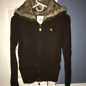 Abercrombie Sweater with Fur